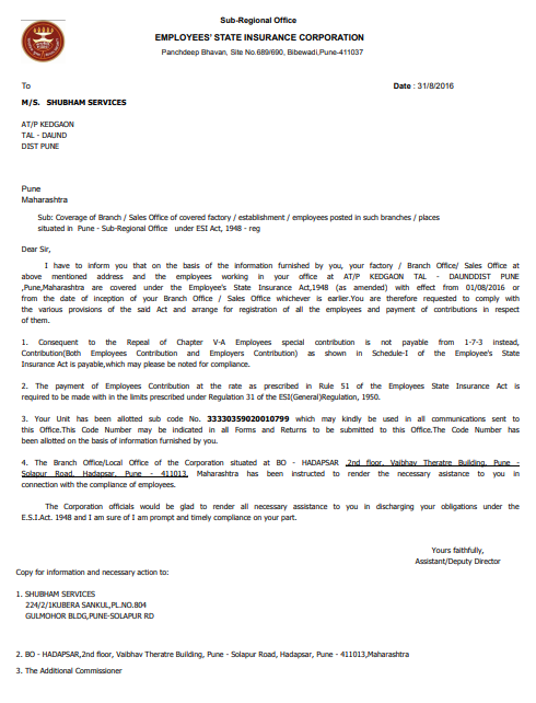 ESIC33330359020010799C11A_Shubham_Services_Kedgaon